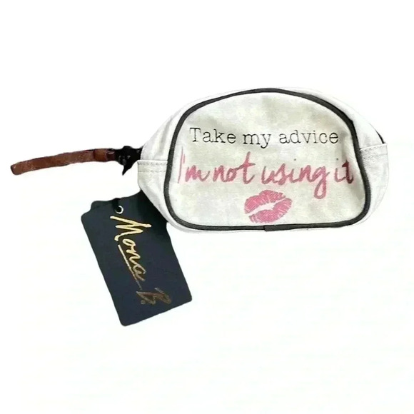 Mona B Advice Cosmetic Storage Bag Pouch - Picture 2 of 7